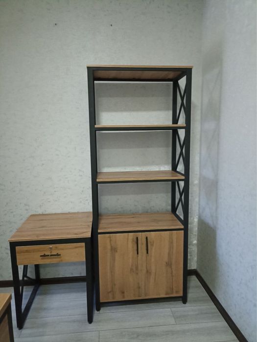 Шкаф стелаж лофт