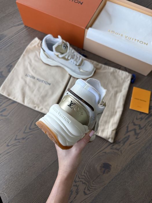 Louis Vuitton естествена кожа бели сникърси маратонки