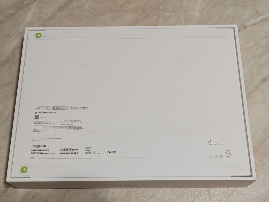 MacBook Pro 16 M4PRO 48/512 новый