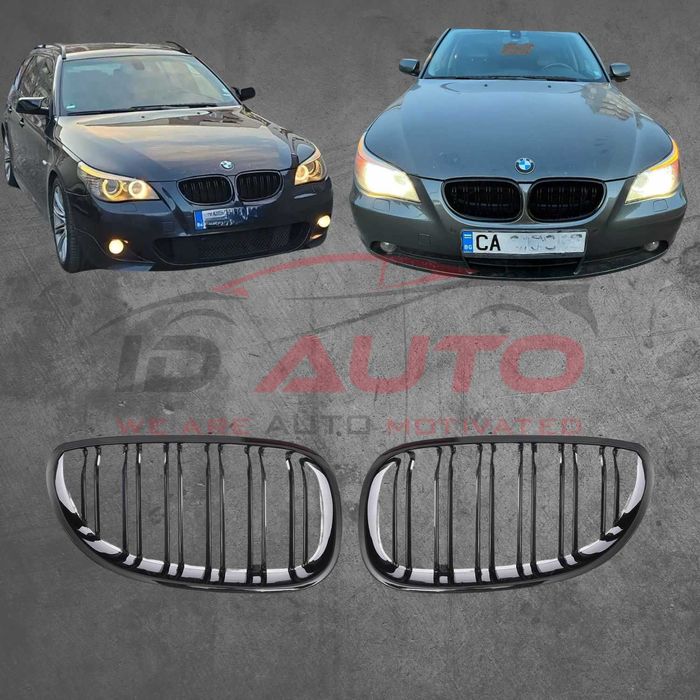 Bmw бъбреци E60 / E61, бмв тунинг решетка, седан, комби, m5, тунинг
