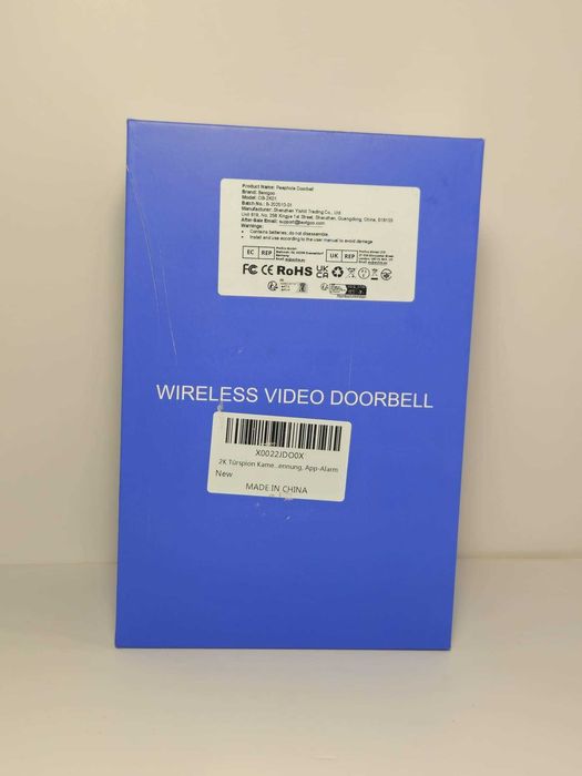 Sonerie Video Inteligentă BEXTGOO OB-2K1 – Wireless Video Doorbell, Cameră 2K
