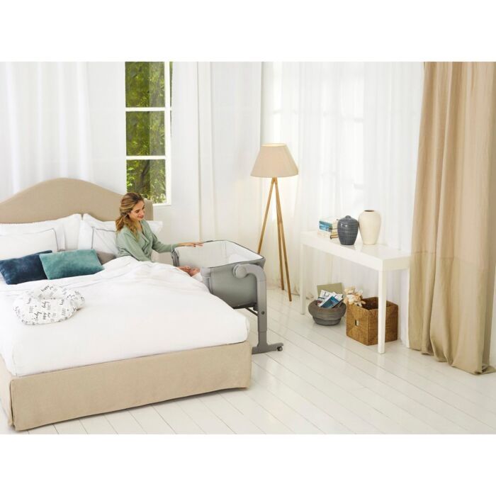 Chicco: Кроватка-манеж Next2Me Magic Grey 0м+