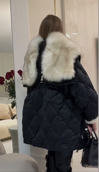 Пуховик теплый зимний