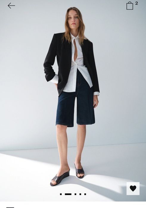 Дънкови бермуди Mango