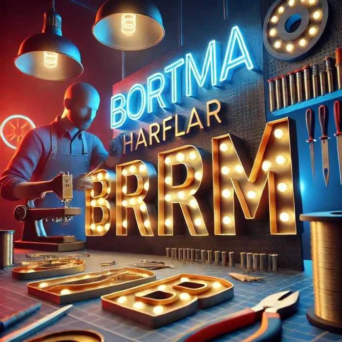 Объёмные буквы – Качество и Яркость! Bortma bukvalar