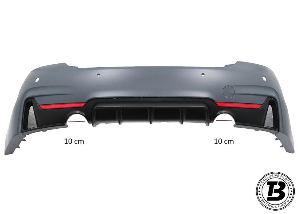 Pachet Exterior compatibil cu BMW Seria 4 F36 M-Tech Design