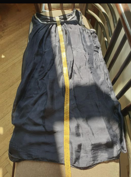 Rochie seara/cocktail bleumarin cerneală mătase