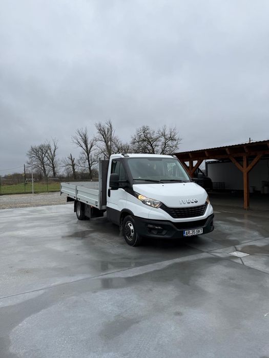Iveco daily, An 2020, bena fixa, dublu spate, clima