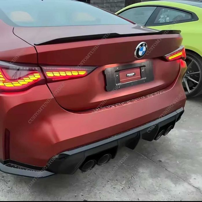 Eleron portbagaj BMW seria 4 Coupe g22 model M4 Negru Lucios