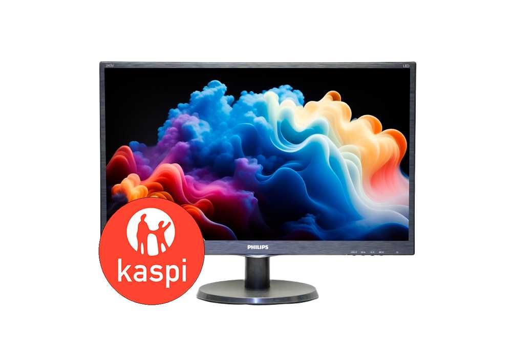 Монитор 23.6" 1920x1080 PHILIPS 243V5QHSBA DVI HDMI