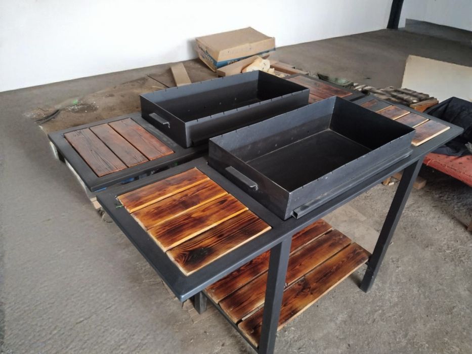 Мангал в стиле лофт