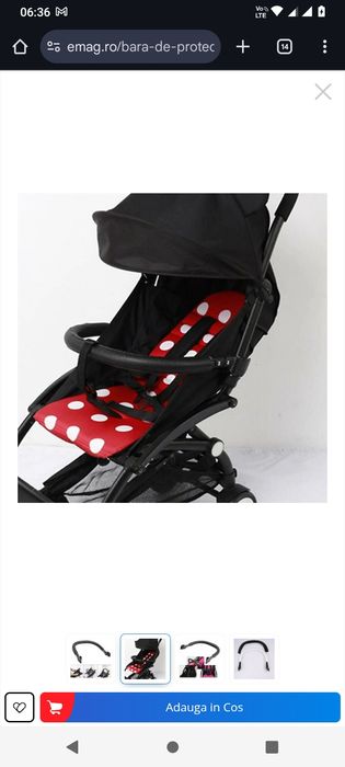 Bara cărucior sport