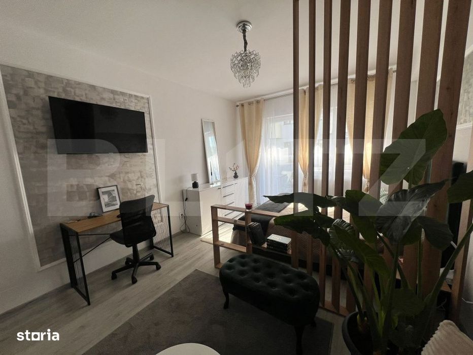 Apartament 1 camera, 37 mp, parcare subterana, zona Urusagului