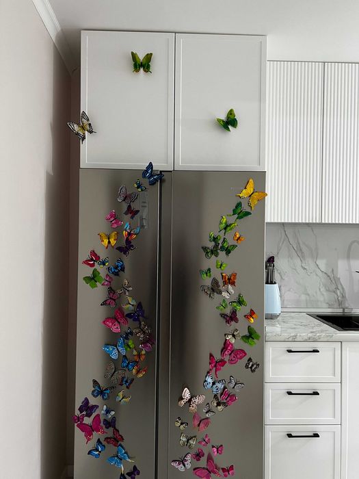 Бабочки зеркальные на стену эффект полёта