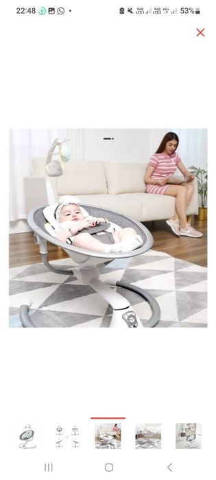 Детский шезлонг Новый.