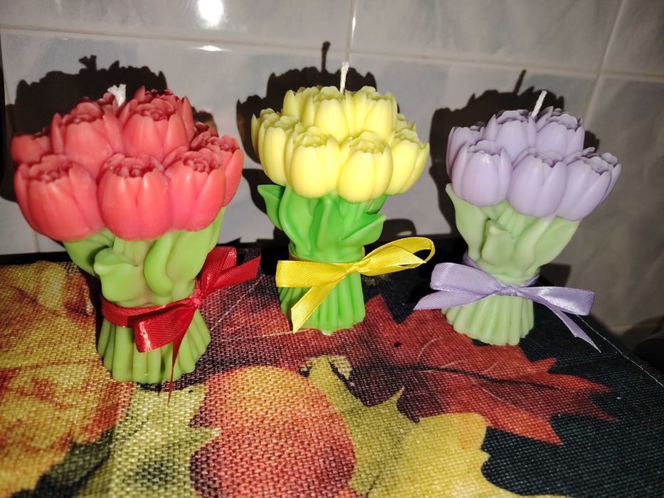 Лаленца от сояе восък