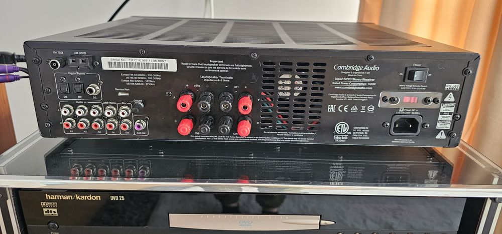 Amplificator,Cambridge Audio Topaz SR20 – Receiver Stereo 100W | DAC Wolfson | Telecomandă | Stare 9.5/10