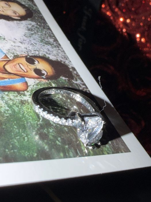 Inel pandora double heart