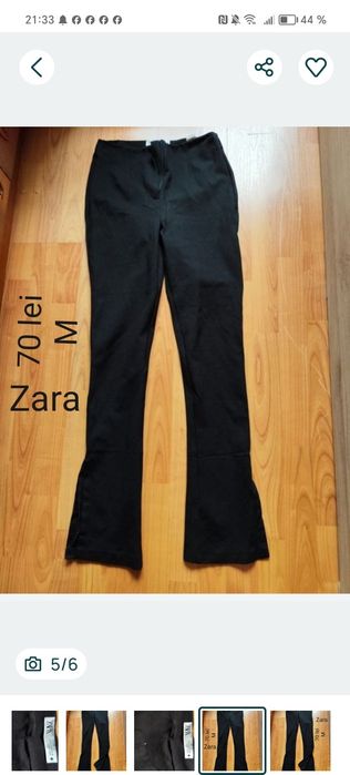 Zara pantaloni damă M