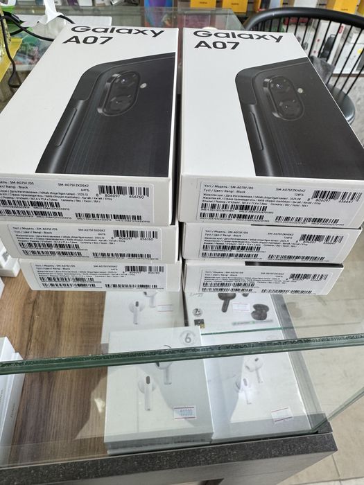 Samsung a07 64/128 gb чехол стекло новый