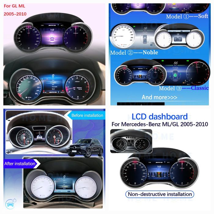 Ceasuri digitale Mercedes A,C,E,GLA,ML,GLE,GLK,W176,W204,W205,W212.