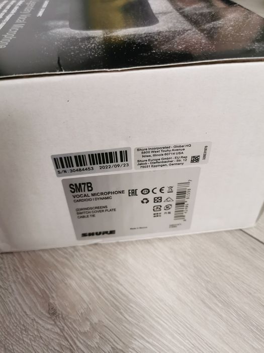 Microfon Shure SM7B - Sigilat