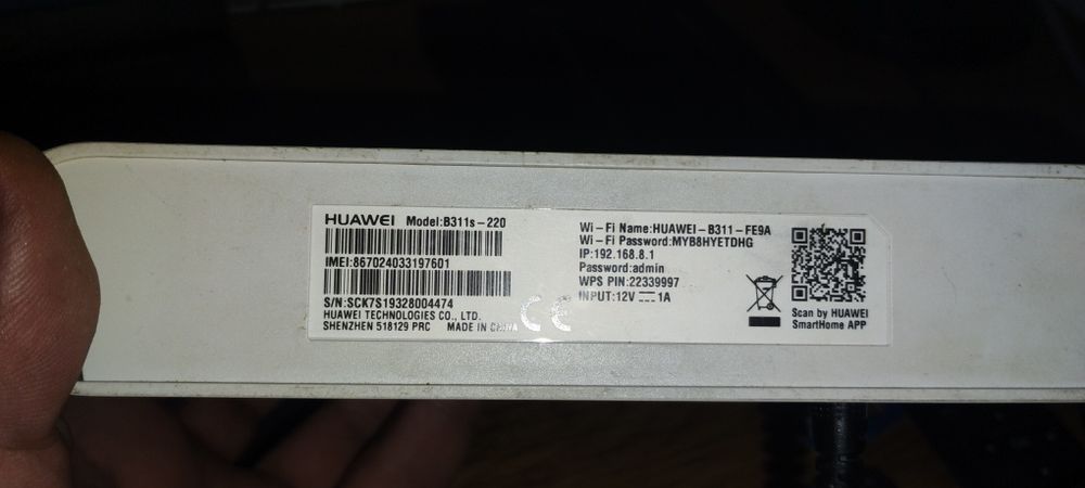 Router Huawei 4G cu sim