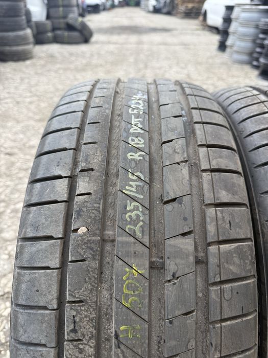 2 броя летни гуми Kumho 235/45 R18 Dot 5224 ном 507
