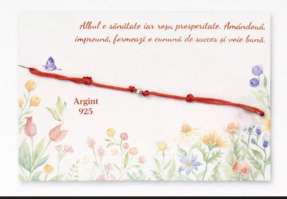 Brățară cu șnur roșu