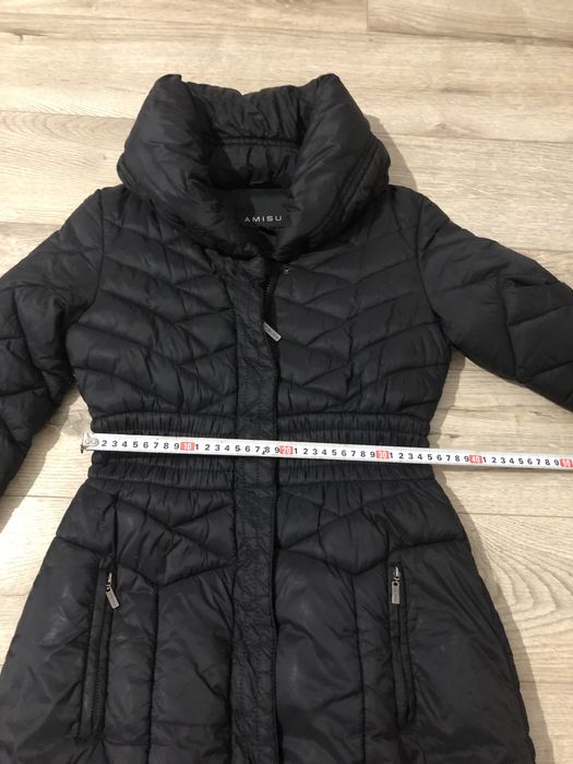 Geaca neagra lunga New Yorker, marimea 34
