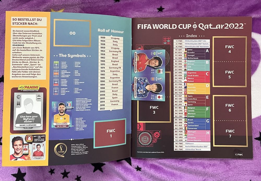 Albume Fifa World Cup 2018 si 2022 Panini