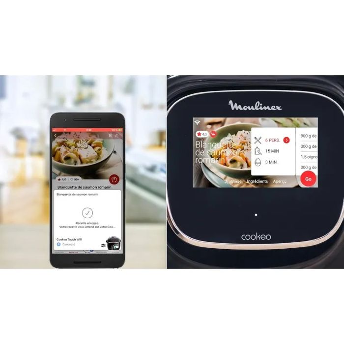 Мултикукър Moulinex Cookeo Touch WiFi (CE9028) 6L