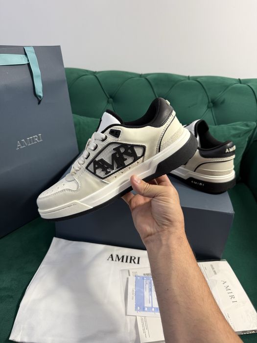 Adidasi AMIRI piele naturala 100% Full Box colectie noua Premium