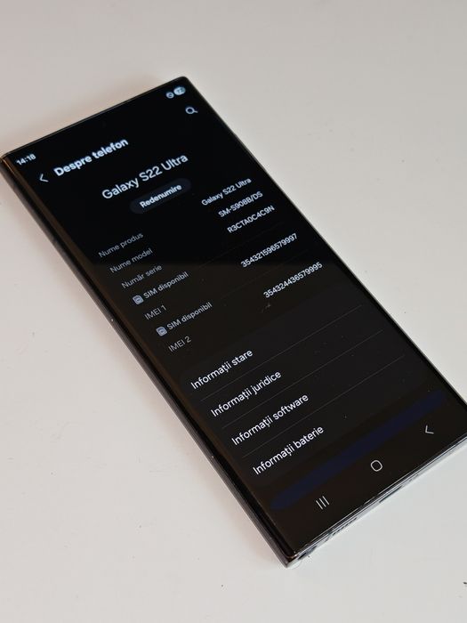 Samsung S22 Ultra 256GB - Impecabil
