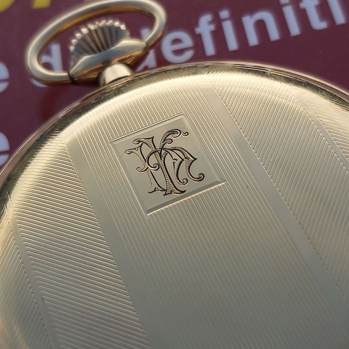 Ceas buzunar superb, mecanism FHF