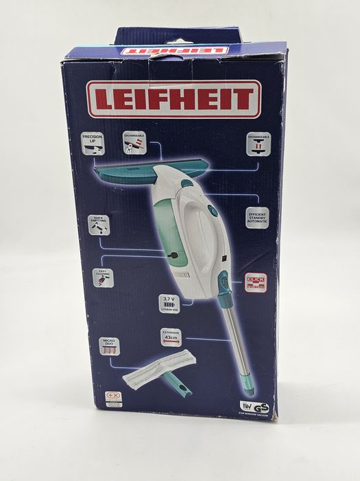 Aspirator pentru geamuri Leifheit aspirare umeda si uscata, functia standby sistem ciclonic 0.1 l, 5 V
