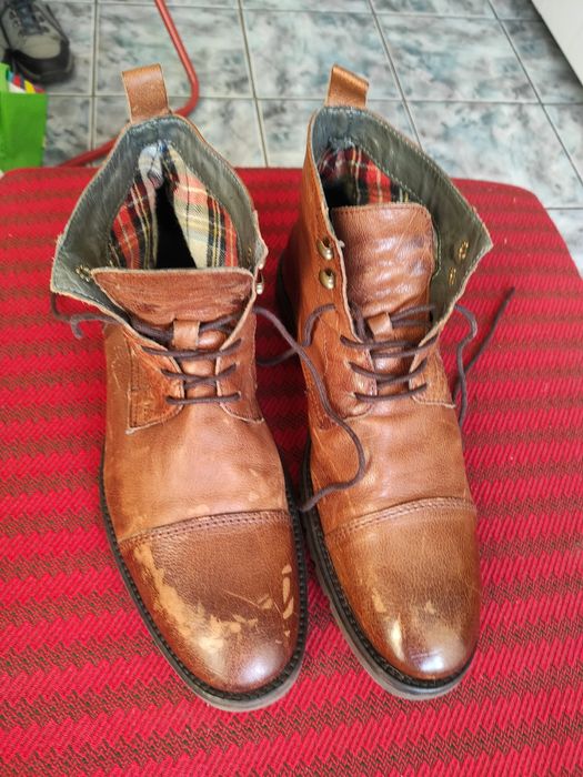 Ghete din piele 100% HILFIGER, nr. 42