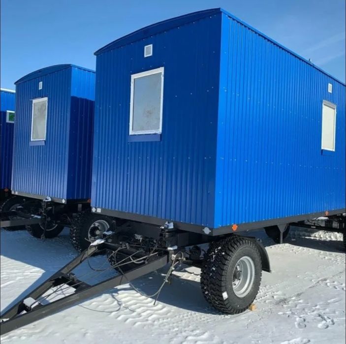 вагончик на шасси, колесах