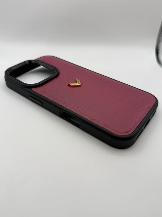Husa Iphone 16 pro | Piele de vitel | Textura Lizard MM/GOLD