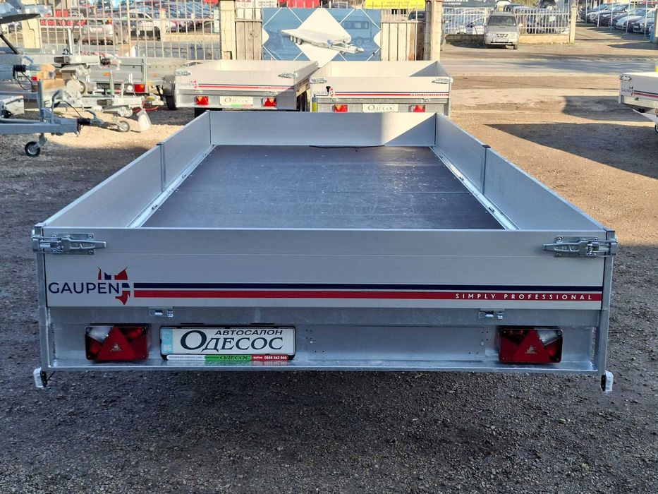 НОВО бордово ремарке GAUPEN N35-508 2 MASTER