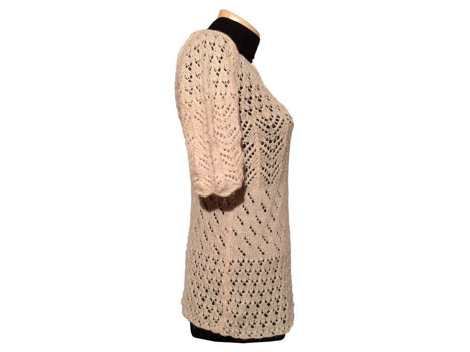 Вязаный пуловер ручной работы