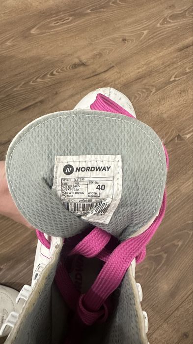 Коньки NORDWAY розовые