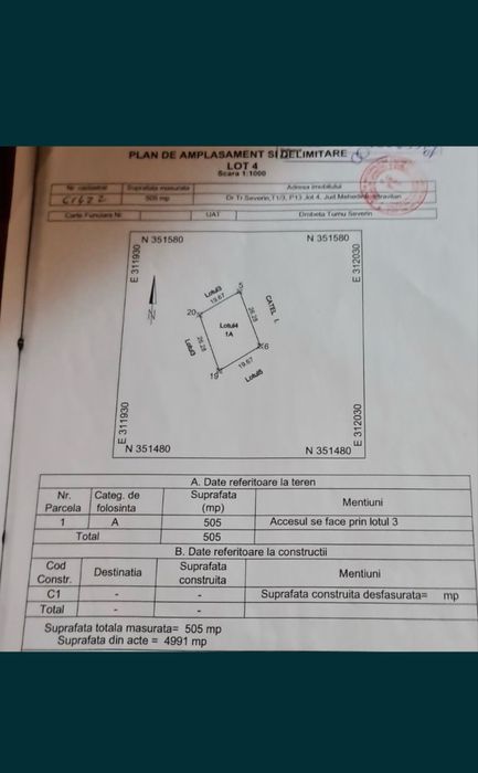 Vand teren zona carffour !