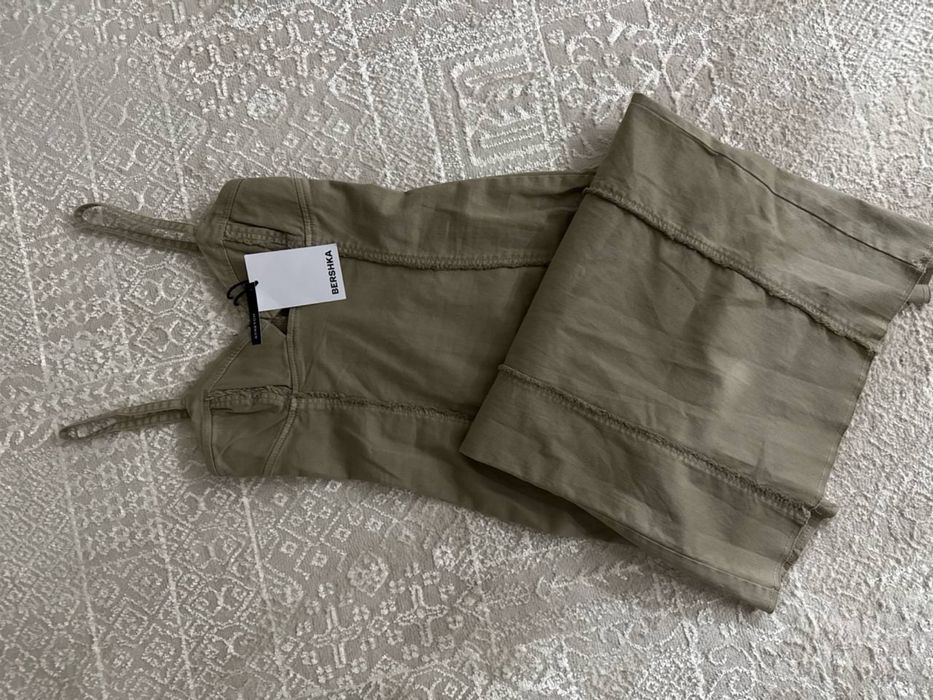 Джинсовый сарафан от Bershka
