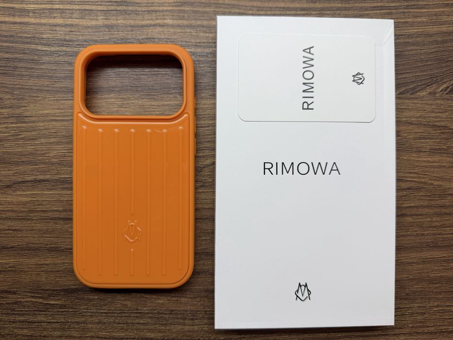 Rimowa iPhone 17 Pro Aluminum Case Husa Cosmic Orange Porticaliu