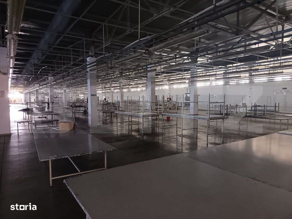 Cladire birouri , hala de productie, spatii depozitare, parcare si ter