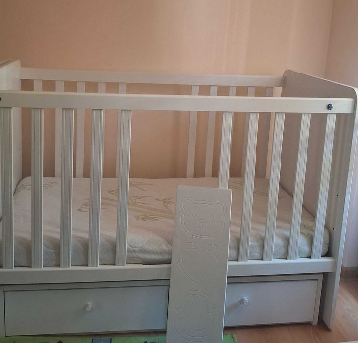 Детско легло / Бебешко легло Arbor + подарък матрак 60/120
