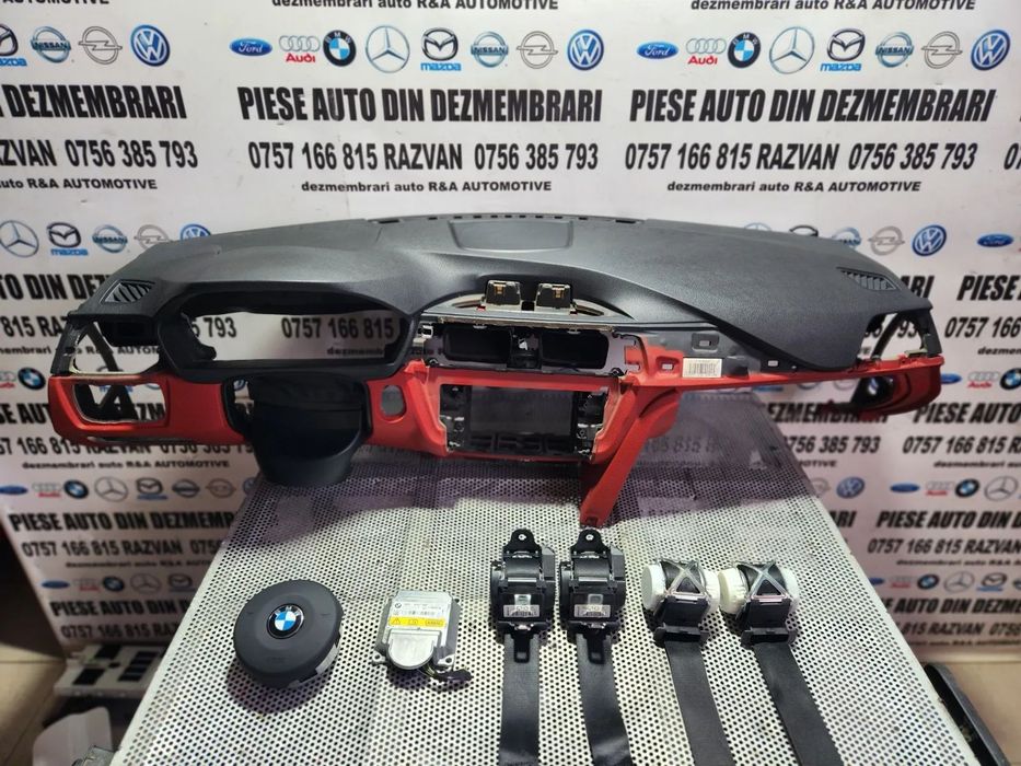 Plansa Bord Kit Airbag Volan M Paket Bmw F30 F31 F32 F33 F34 F36 F86 Seria 3 Seria 4 Volan Stanga M