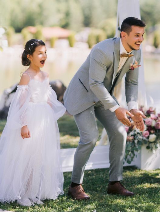 Шаферска Рокля за шаферка момиче 8 години