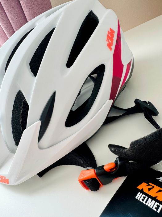 Casca ciclism pentru femei, KTM, Lady Line, Alb, 54-58